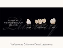 Tablet Screenshot of dimartinodentallab.com